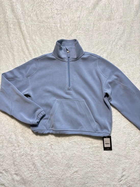 lululemon athletica Tops - Lululemon Peloton Brushed Softstreme Half-Zip Pullover- Blue Willow